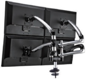 PC314 Desk Quad-Monitor Mount