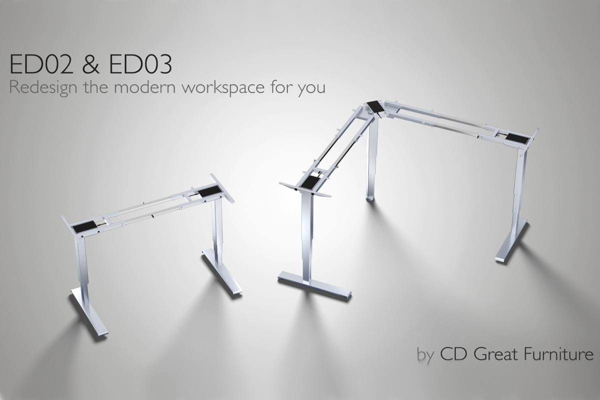 Two Leg, Three Leg Desk Configurations