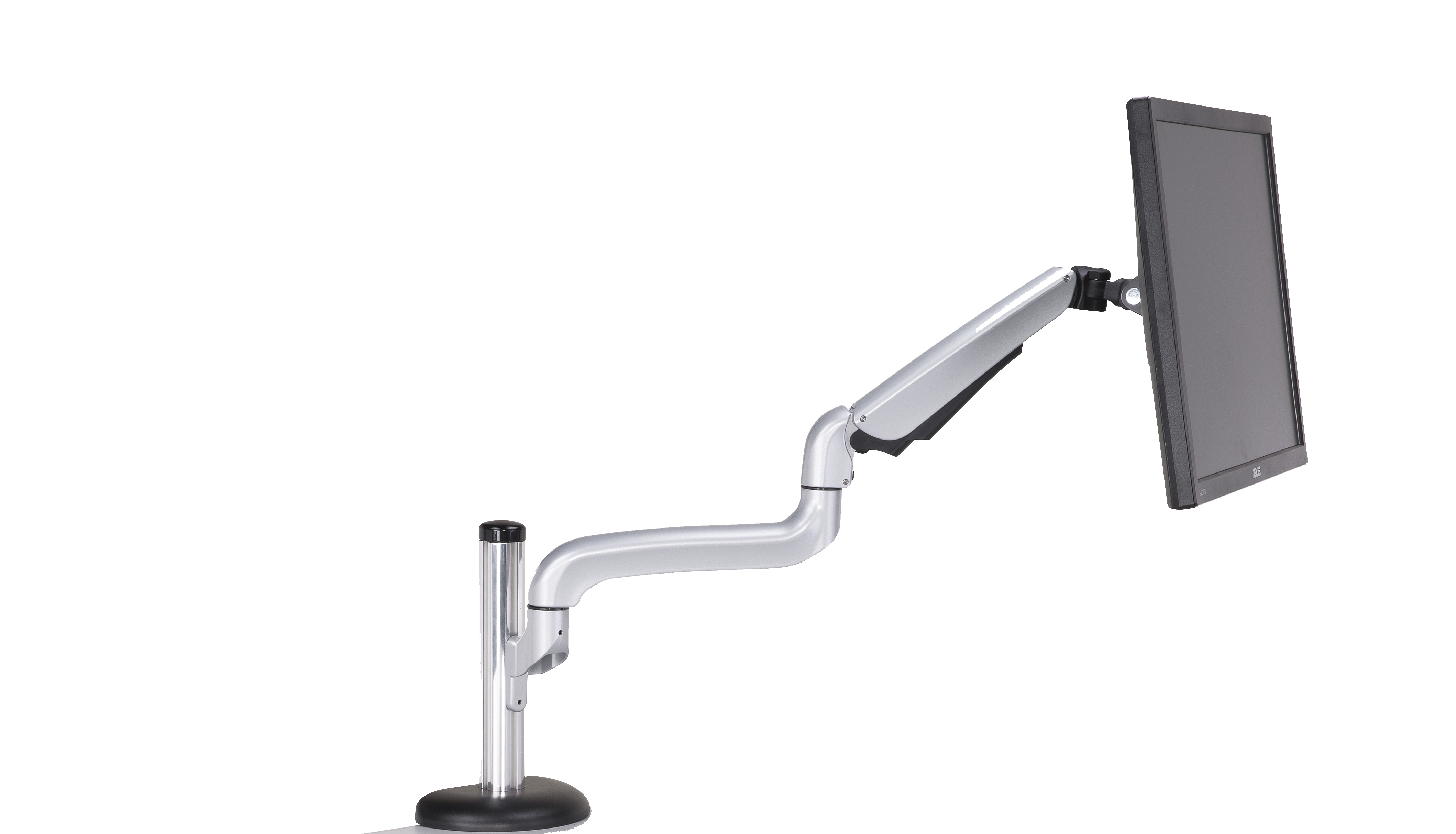 Gas Spring Single Monitor Mount