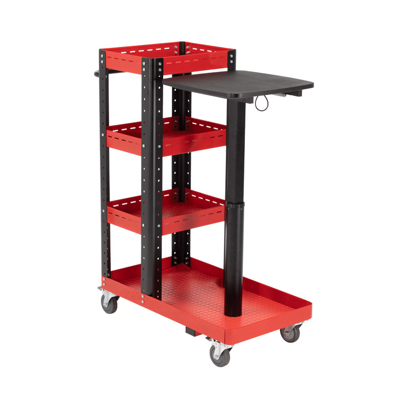 Mobile Workstation Cart with Lifting Table